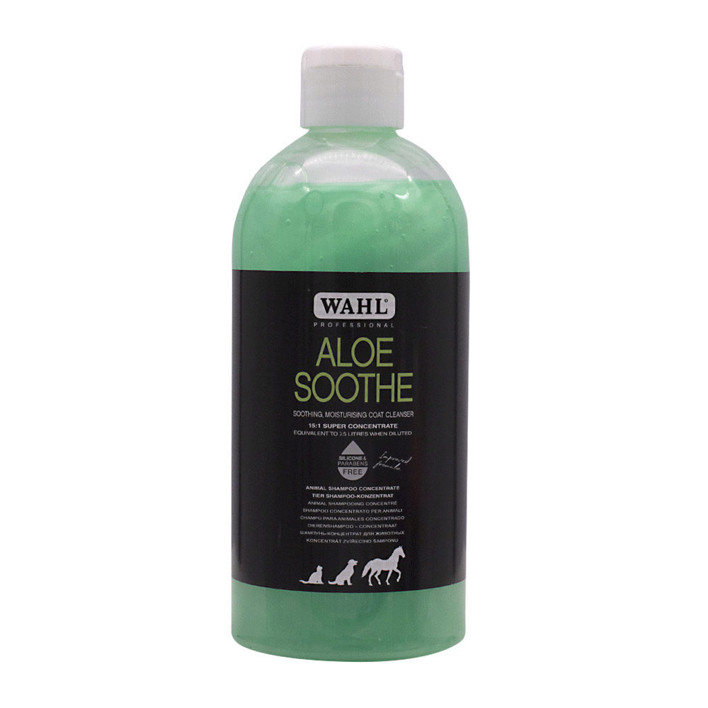 Wahl Pro Pet Aloe Soothe Shampoo 500ml - shampoo all'aloe concentrato per animali