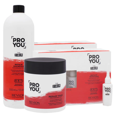 Pro You The Fixer Shampoo1000ml Mask500ml Booster10x15 2pack