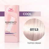 Wella Shinefinity Toffee Cream 07/13 Biondo Medio Cenere Dorato 60ml - colore demi-permanente