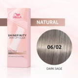 Wella Shinefinity Dark Sage 06/02 Biondo Scuro Naturale Matt 60ml - colore demi-permanente