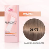 Wella Shinefinity Caramel Chocolate 06/73 Biondo Scuro Sabbia Dorato 60ml - colore demi-permanente