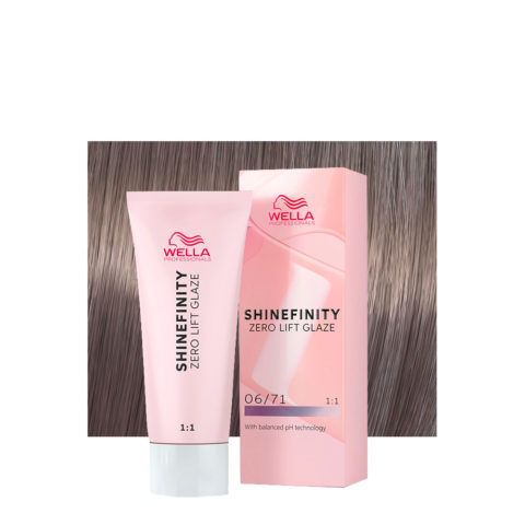 Wella Shinefinity Frosted Chestnut 06/71 Biondo Scuro Sabbia Cenere 60ml  - colore demi-permanente
