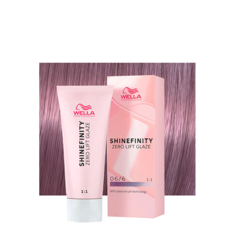 Wella Shinefinity Cherry Wine 06/6 Biondo Scuro Violetto 60ml - colore demi-permanente