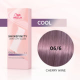 Wella Shinefinity Cherry Wine 06/6 Biondo Scuro Violetto 60ml - colore demi-permanente