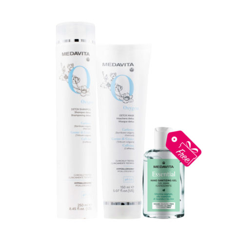 Oxygen Detox Shampoo Riequilibrante Cute 250ml e Maschera 150ml Gel mani igienizzante100ml in omaggio