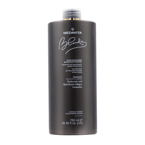 Medavita Extra Cool Blonde Neutralizing Shampoo 750ml - shampoo neutralizzante capelli biondi