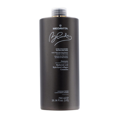 Medavita Extra Cool Blonde Neutralizing Mask 750ml - maschera neutralizzante capelli biondi