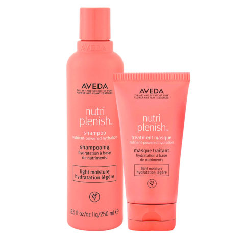 Aveda Nutri Plenish Light Moisture Shampoo 250ml Treatment Masque 150ml
