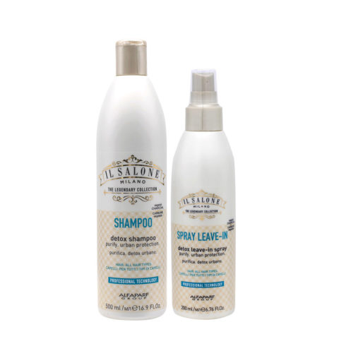 Il Salone Detox Shampoo 500ml  Leave In Spray 200ml