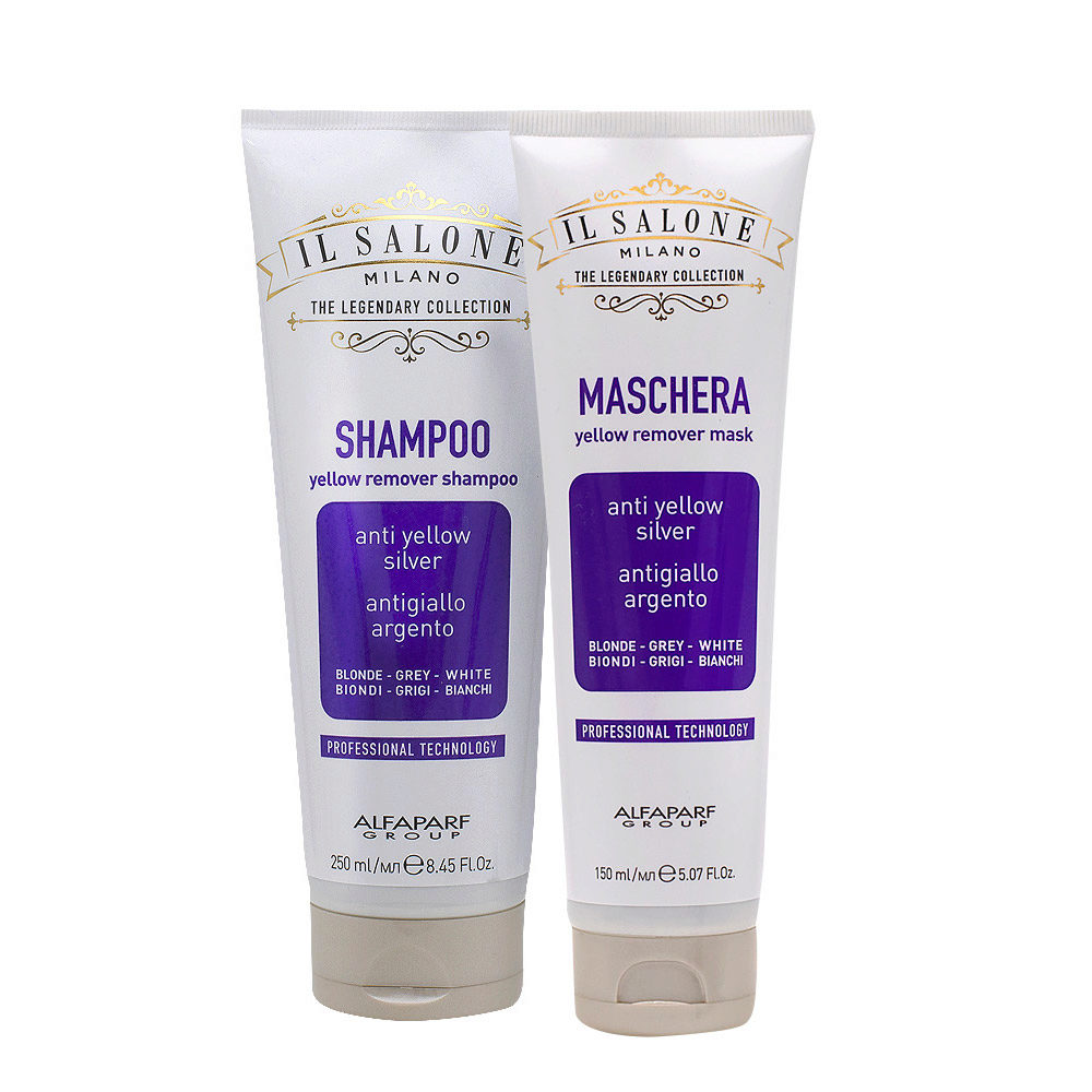 Alfaparf Milano Il Salone Yellow Remover Shampoo 250ml Mask 150ml