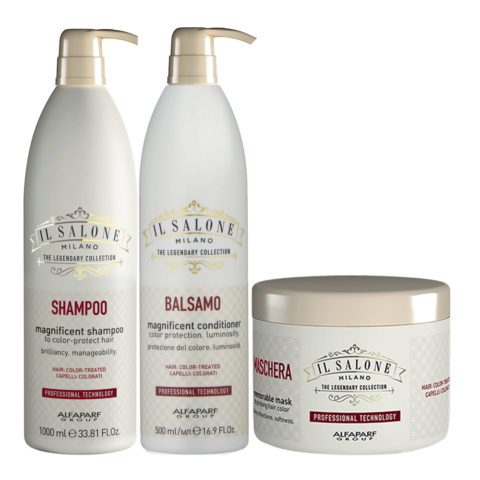 Il Salone Magnificent Shampoo 1000ml Conditioner 1000ml Mask 500ml