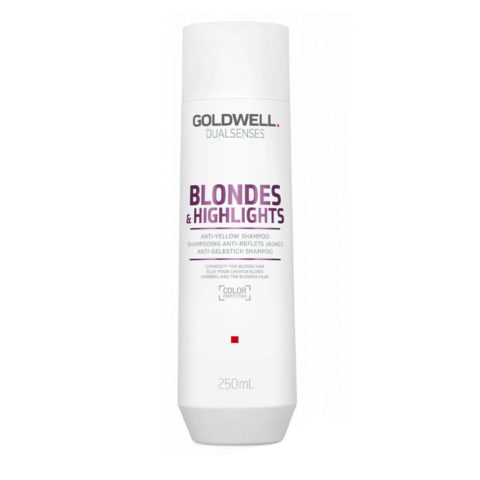 Goldwell Dualsenses Blonde & Highlights Anti-Yellow Shampoo 250ml - shampoo antigiallo per capelli colorati o naturali