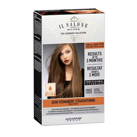 Il Salone Straight Kit Linseed Oil - trattamento lisciante per tutti i tipi di capelli