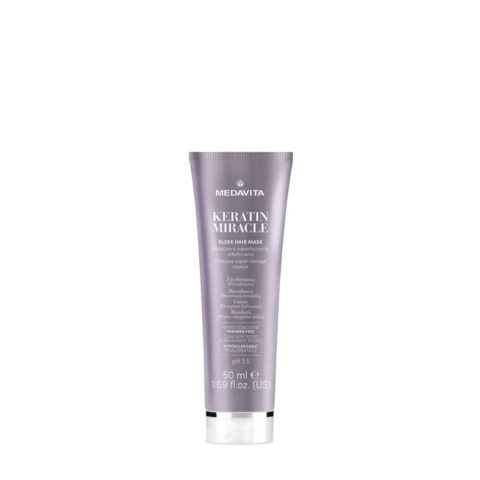 Medavita Lunghezze Keratin Miracle Sleek Hair Mask 50ml - maschera lisciante