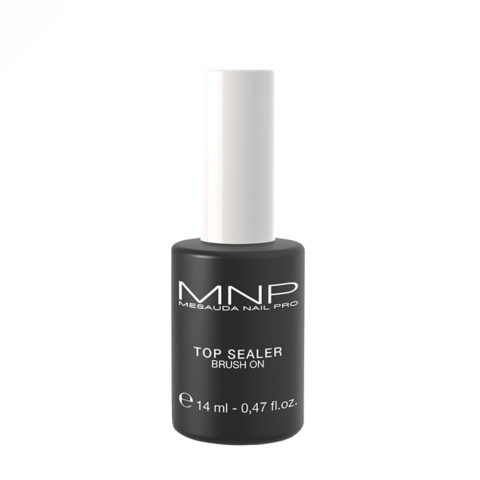 Mesauda MNP Top Sealer Brush On 14ml - top coat gel per ricostruzione con dispersione