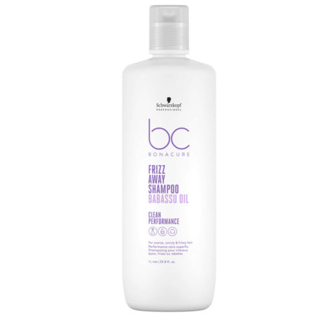 Schwarzkopf BC Bonacure Frizz Away Shampoo 1000ml - shampoo anticrespo