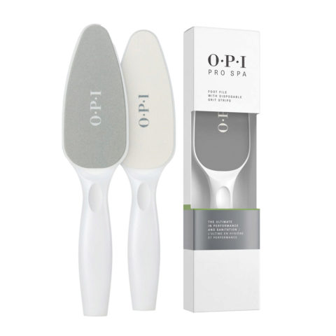 OPI Pro Spa Foot File With Disposable Grit Strips  - lima piedi