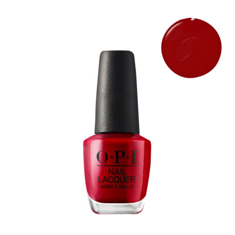 OPI Nail Lacquer NLA70 Red Hot Rio 15ml- smalto per unghie