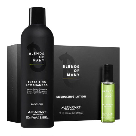 Alfaparf Milano Blends Of Many Energizing Low Shampoo 250ml  Lotion 12x10ml