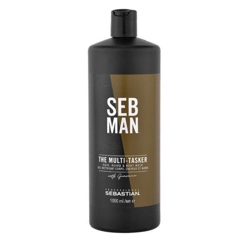 Man The Multitasker Hair Beard & Body Wash 1000ml - shampoo 3 in 1