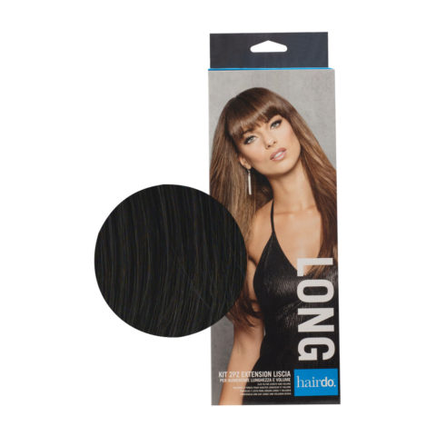 Hairdo Extension Liscia Nero 2x51cm - extension