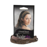 Hairdo 4 Braid Band R6 R8 R10 Castano Medio/Castano Chiaro Dorato - fascia elastica fermacapelli
