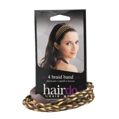 Hairdo 4 Braid Band Castano Chiaro/Biondo Medio - fascia elastica fermacapelli