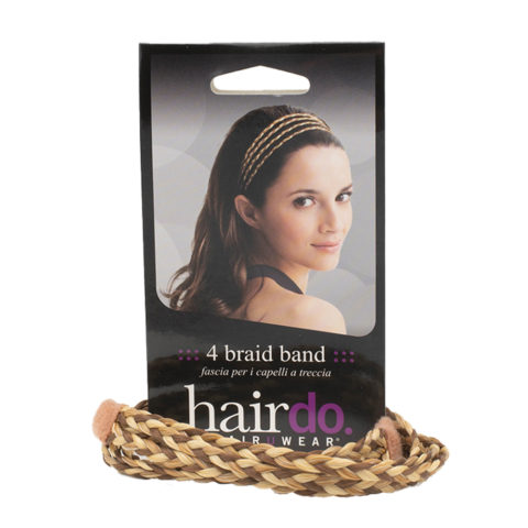 Hairdo 4 Braid Band Biondo Medio/Rossiccio - fascia elastica fermacapelli