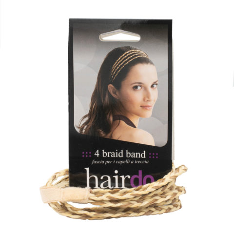 Hairdo 4 Braid Band R16 R22 R25 Biondo Chiaro/Platino - fascia elastica fermacapelli