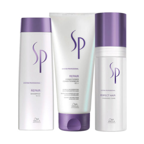 Wella SP Repair Shampoo 250ml Conditioner 200ml Perfect Hair Repair 150ml