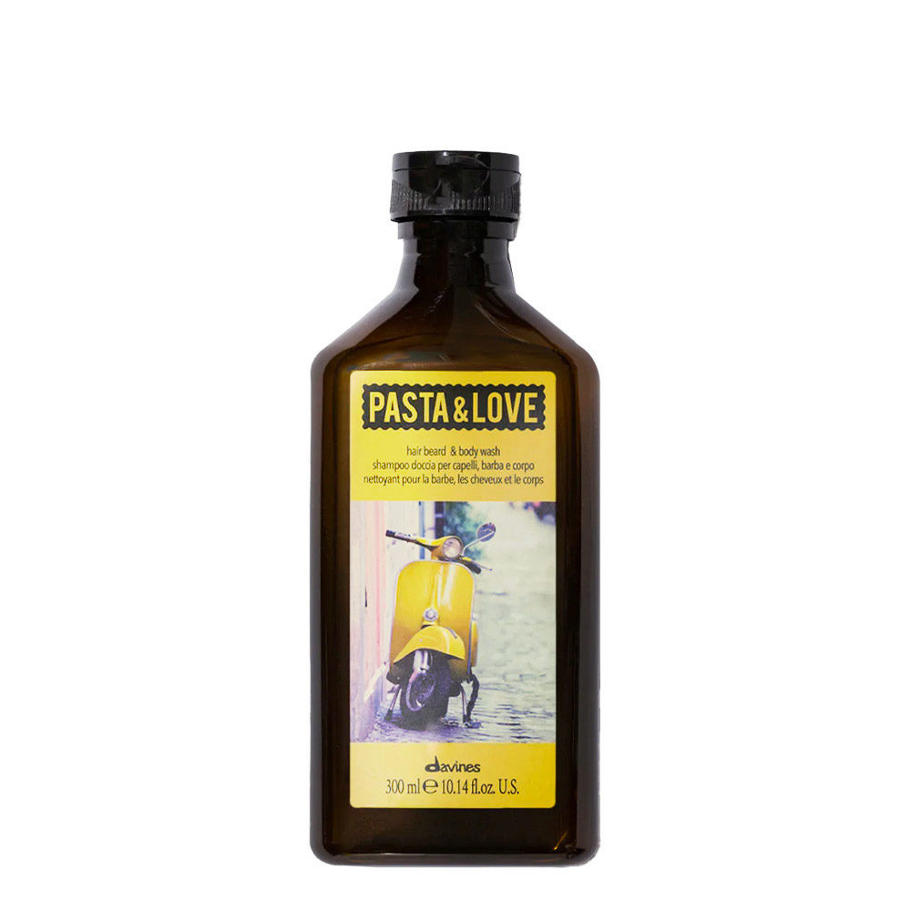 Davines Pasta & Love Hair Beard & Body Wash 300ml - shampoo-doccia multiuso