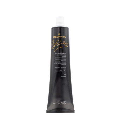 Absolute Ice Blonde Black Bleaching Cream 200g  - crema colorante nera per capelli biondi freddi