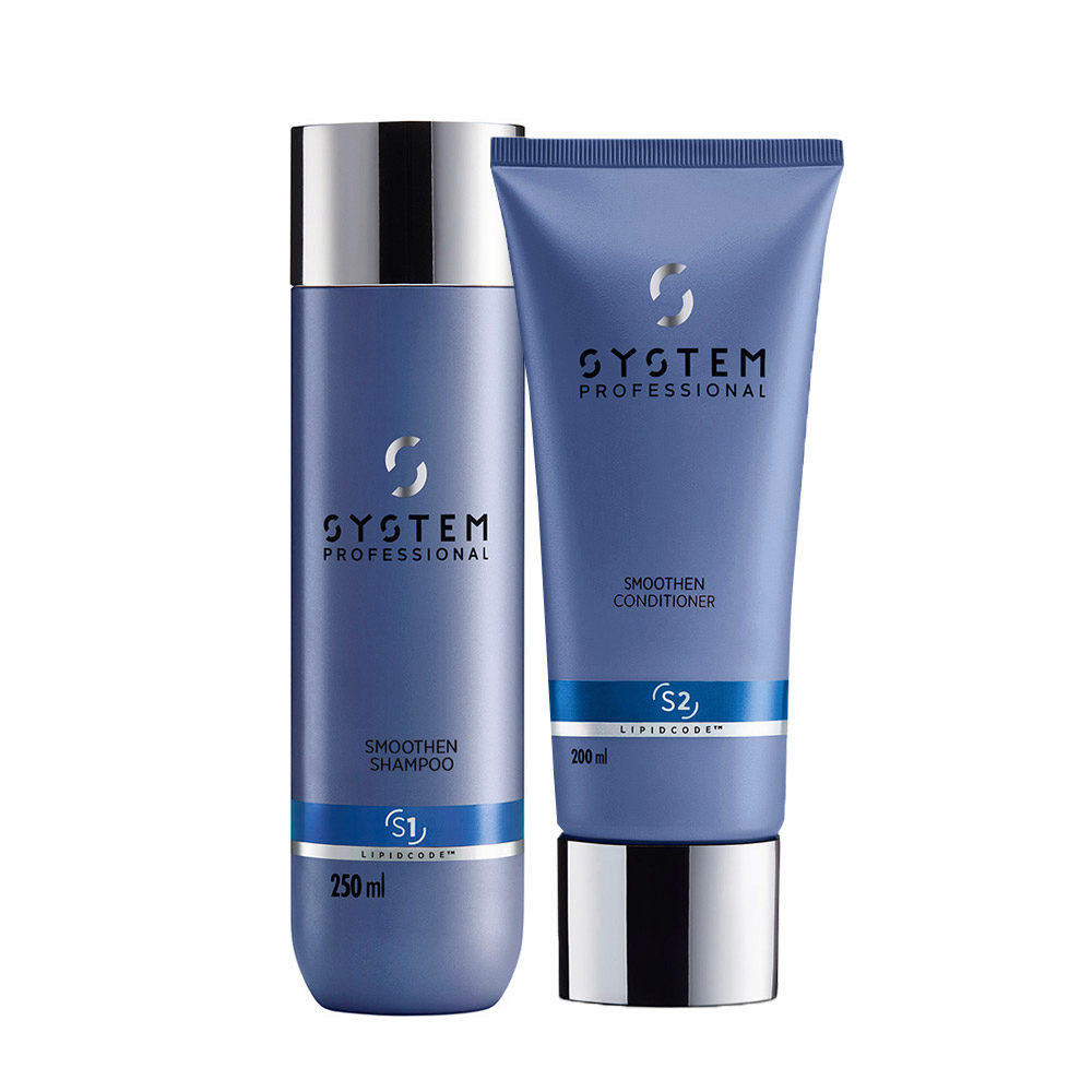 System Professional Smoothen Shampoo S1, 250ml Conditioner S2, 200ml