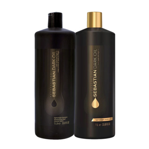 Sebastian Dark Oil Shampoo 1000ml e Balsamo 1000ml
