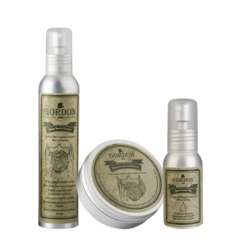 Gordon Detergente Barba E Baffi 150ml Crema Ammorbidente Barba E Baffi 100ml Olio Tonico Da Barba 50ml