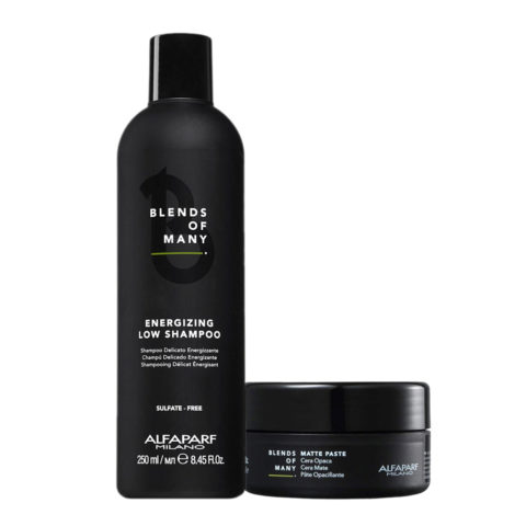 Milano Blends Of Many Energizing Low Shampoo 250ml Matte Paste 75ml