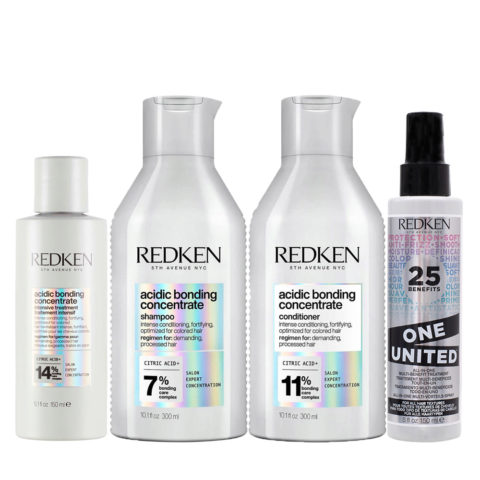 Redken ABC Pre Treatment 150ml Shampoo 300ml Conditioner 300ml Redken One United All In One Spray 150ml