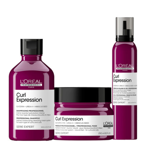 L'Oréal Professionnel Curl Expression Shampoo 300ml  Masque 250ml  Mousse 10in1 250ml