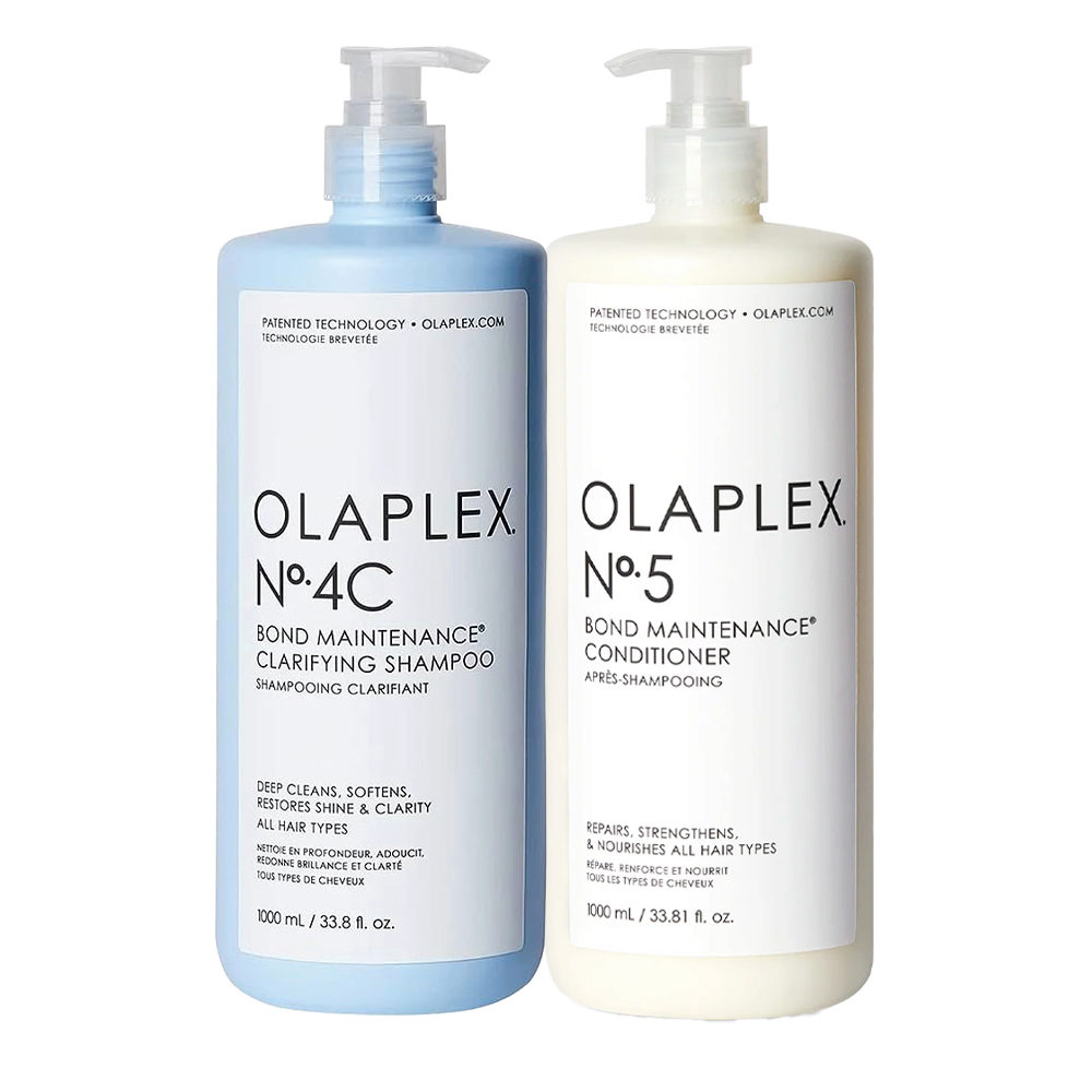 Olaplex N° 4C Bond Maintenance Clarifying Shampoo 1000ml N° 5 Conditioner 1000ml