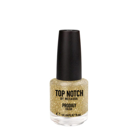 Mesauda Top Notch Prodigy Nail Colour 205 Gold Addict 14ml - smalto