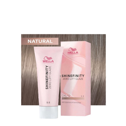 Shinefinity Base Naturale 06/0  Biondo Scuro naturale  60ml - colore demi-permanente