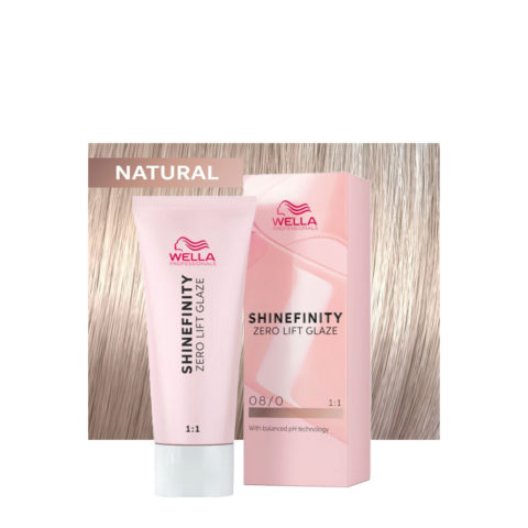 Shinefinity 08/0 Biondo Chiaro Naturale 60ml - colore demi-permanente