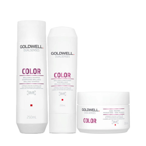 Goldwell Dualsenses Color Brilliance Shampoo 250ml Conditioner200ml Mask 200ml