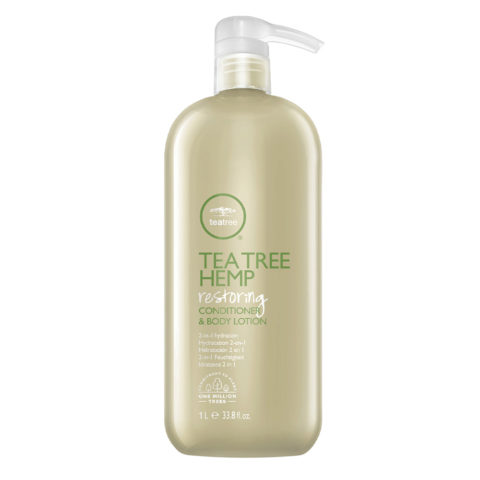 Tea Tree Hemp Restoring Conditioning & Body Lotion 1000ml - balsamo idratante 2 in 1