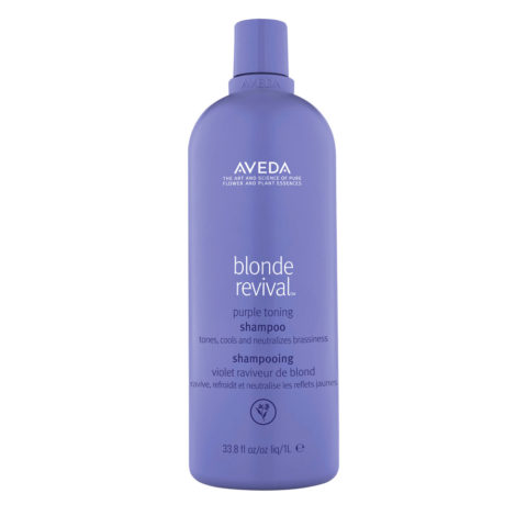 Aveda Blonde Revival Purple Toning Shampoo 1000ml - shampoo anti-giallo