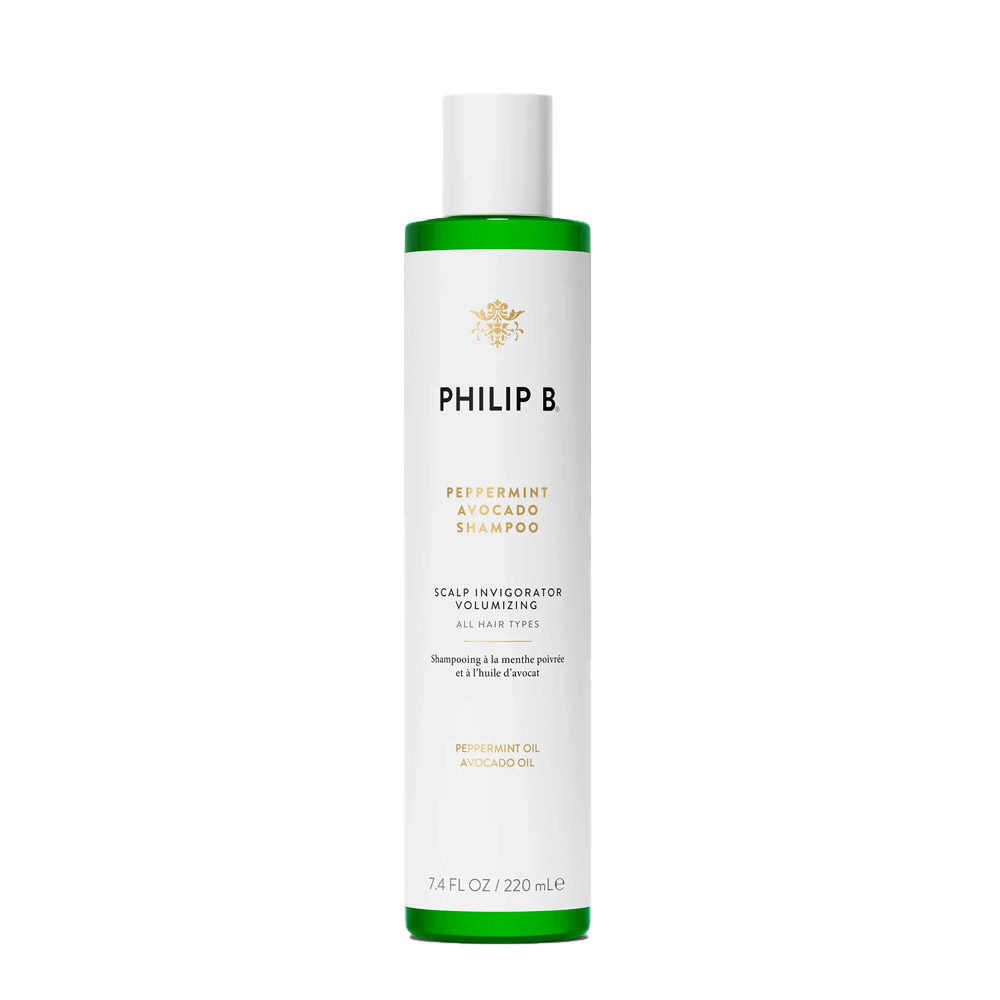 Philip B Peppermint Avocado Shampoo 220ml - shampoo volumizzante cute grassa