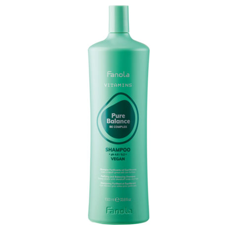 Vitamins Pure Balance Be Complex Shampoo 1000ml - shampoo purificante equilibrante
