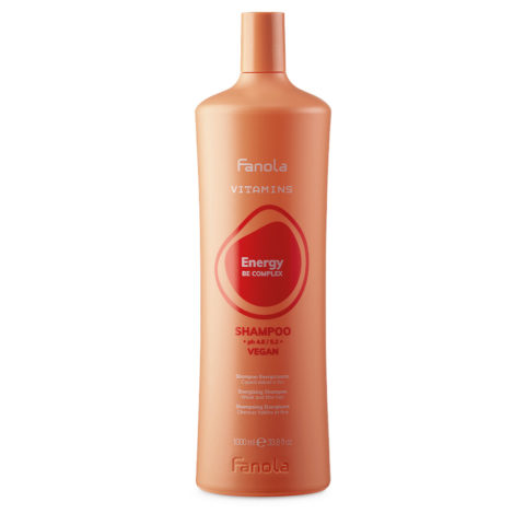 Fanola Vitamins Energy Be Complex Shampoo 1000ml - shampoo energizzante