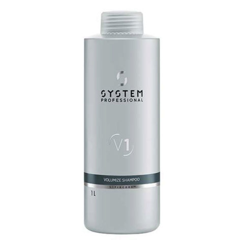 System Professional Volumize Shampoo V1, 1000ml - Shampoo Volumizzante