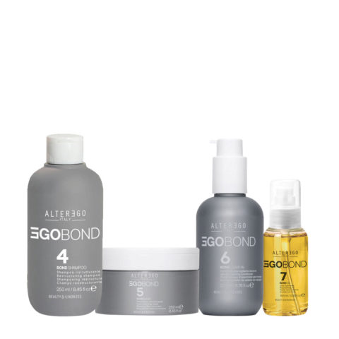 EgoBond 4 Shampoo 250ml 5 Mask 250ml 6 Leave In 200ml 7 Oil 100ml